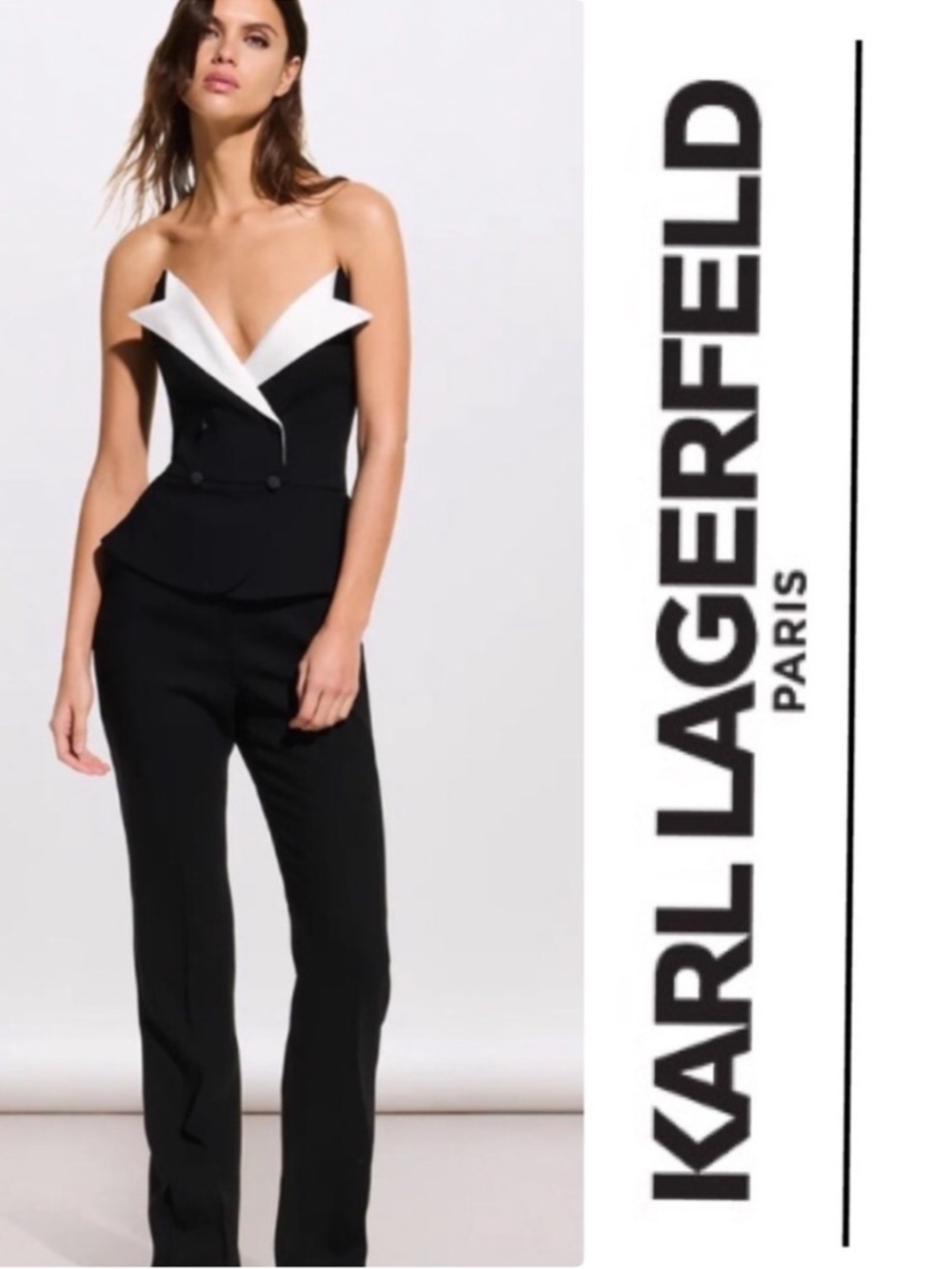 Karl Lagerfeld Paris Classic Black Dress Pants